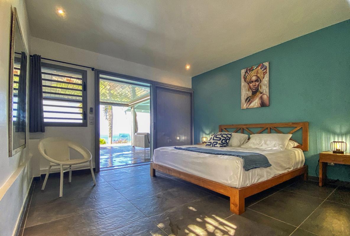 27.Location Villa piscine vue mer Deshaies Guadeloupe_Chambre 3